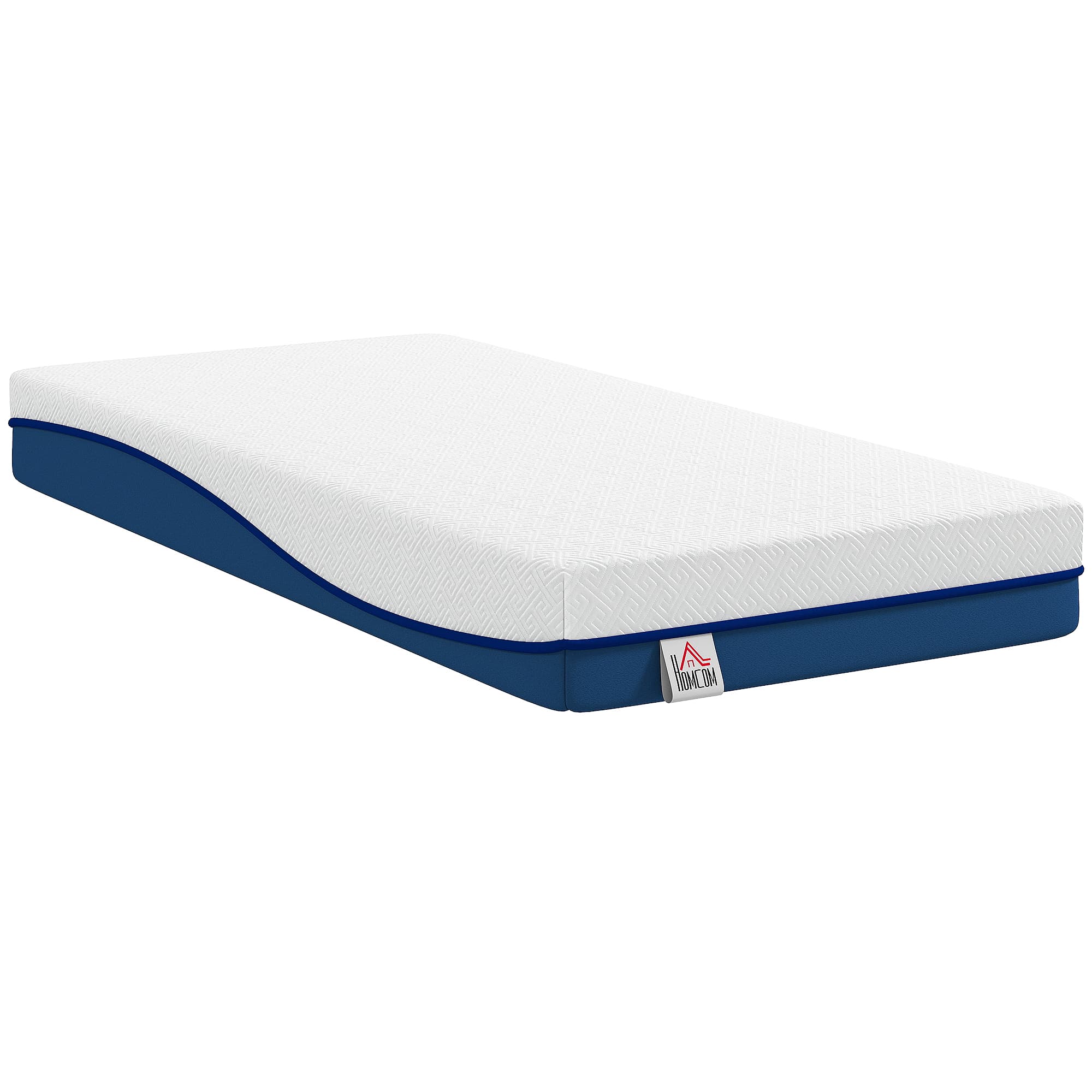 HOMCOM Colchão 190x90 cm Espessura 20 cm Colchão Viscoelástico com Chá Verde Firmeza Média Cama Refrescante com Espuma de Gel   Aosom Portugal