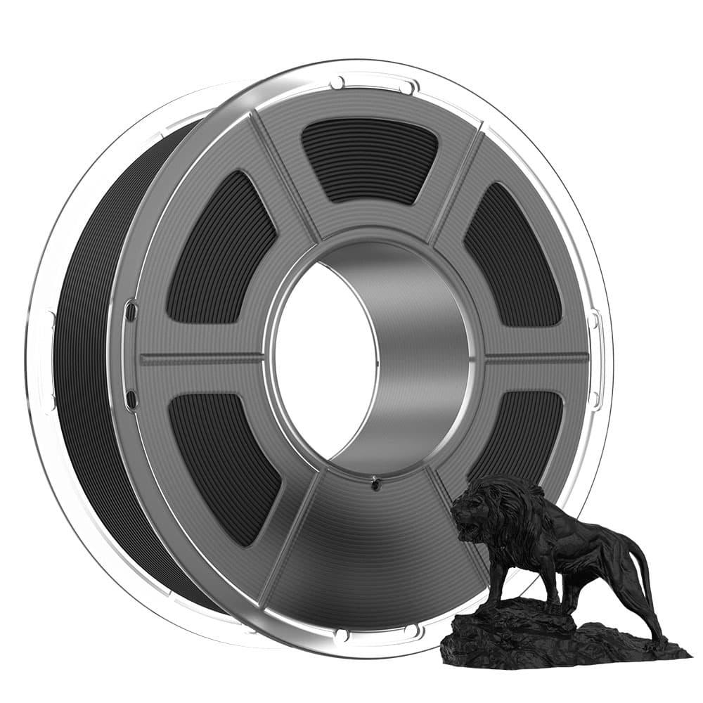 Filamento PLA de alta velocidade Mecpow, 1kg - Preto