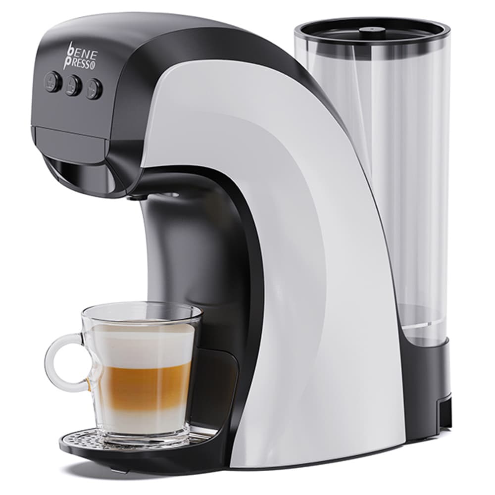 Máquina de café em cápsulas HIBREW H3B 3 em 1, pressão de 20 bar, reservatório de água de 850 ml, 7 configurações de temperatura, ajuste