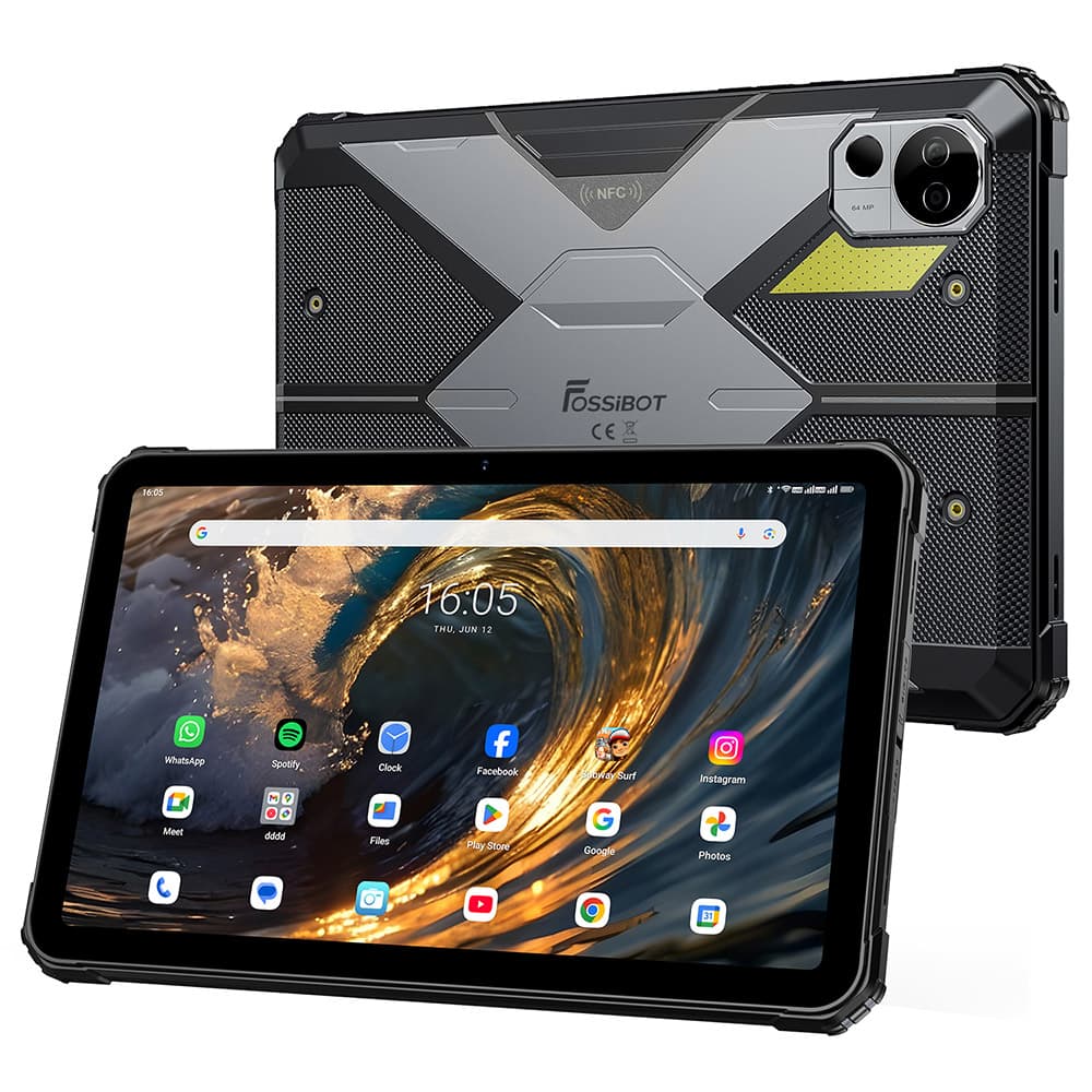 Tablet robusto FOSSiBOT DT3 5G 12 GB 256 GB cinza