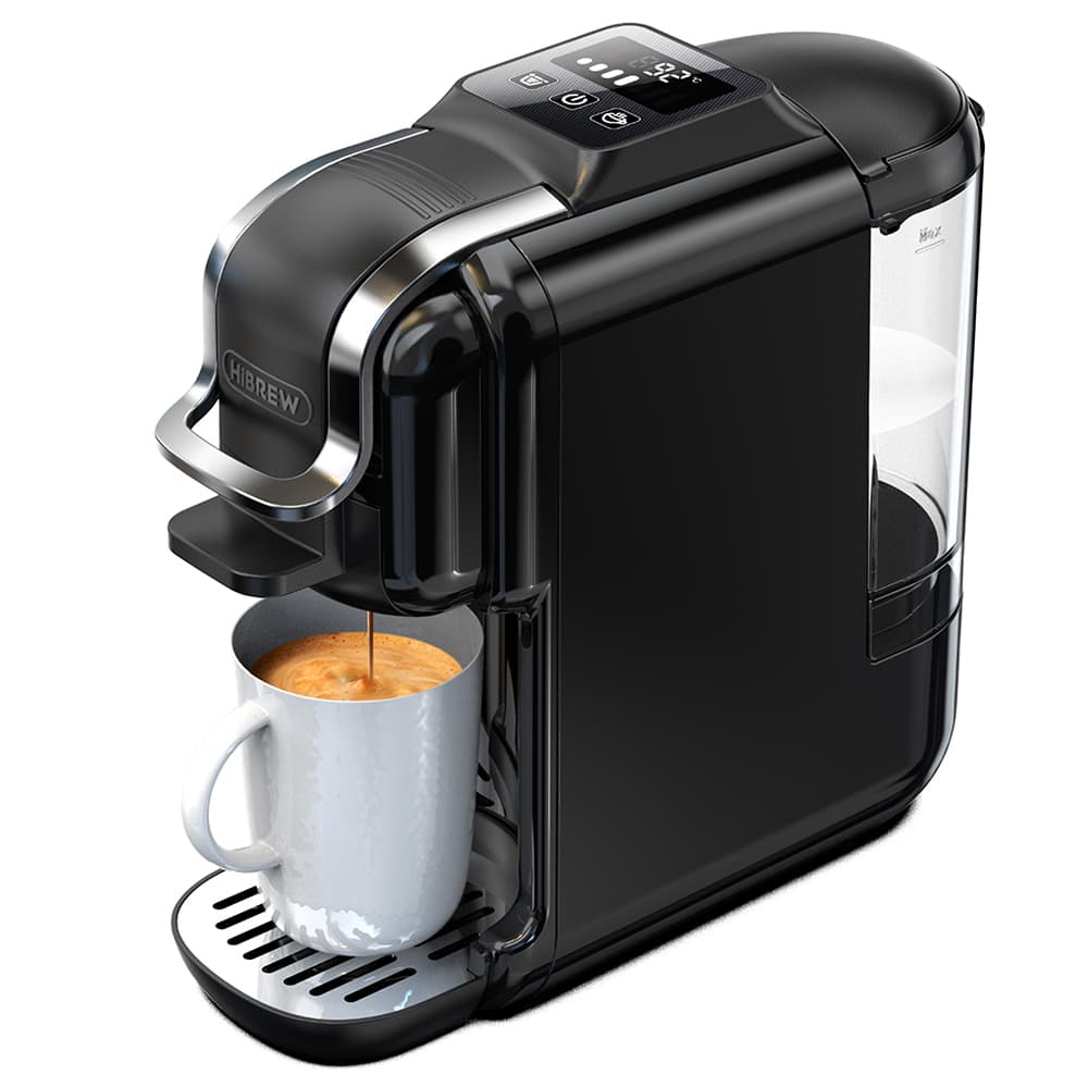 Máquina de café em cápsulas HiBREW H2C 5 em 1, controle de toque inteligente, 7 tamanhos de xícara, quente