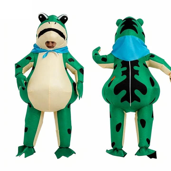 Fantasia de Sapo Inflável Transfronteiriça do TikTok: Mascote de Desenho Animado ao Ar Livre para o Halloween cm