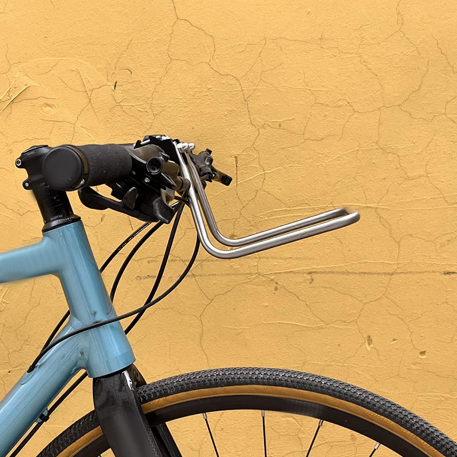 Bagageiro Dianteiro de Bicicleta Resistente Durabilidade Premium Substituição Aço Inoxidável