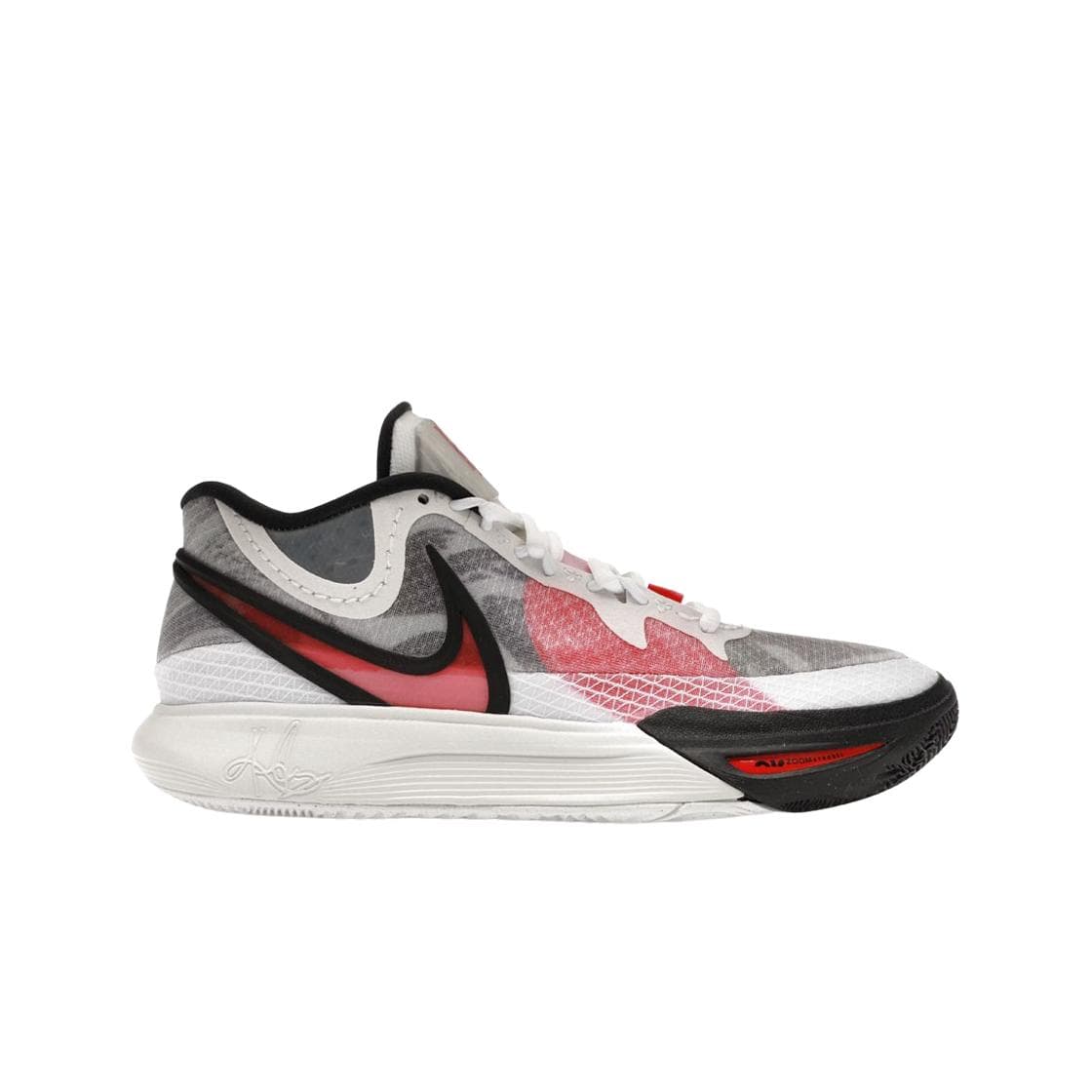 Nike Kyrie 8 Branco Vermelho Universitário cm