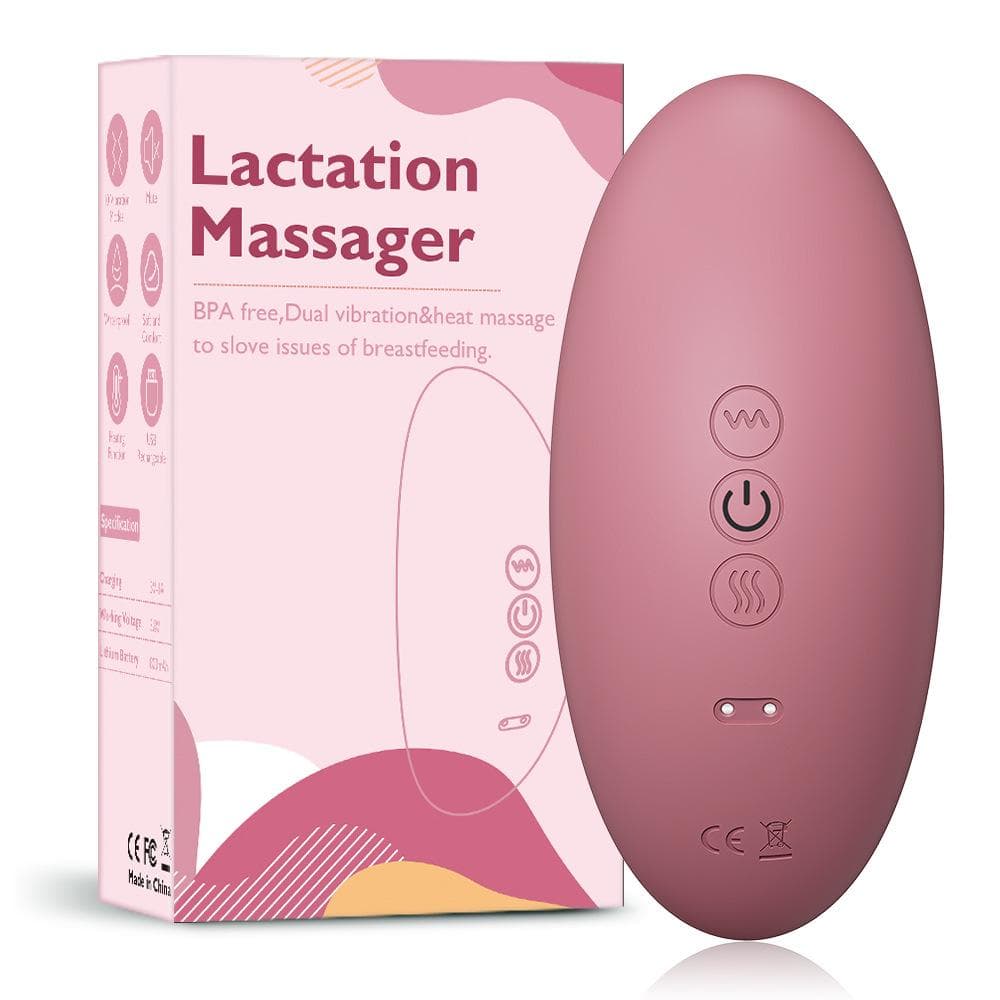 Massageador de Silicone para Lactação para Alívio Pós-parto - Alivia o Inchaço, a Dor e os Nódulos com Compressa Quente. esmeralda