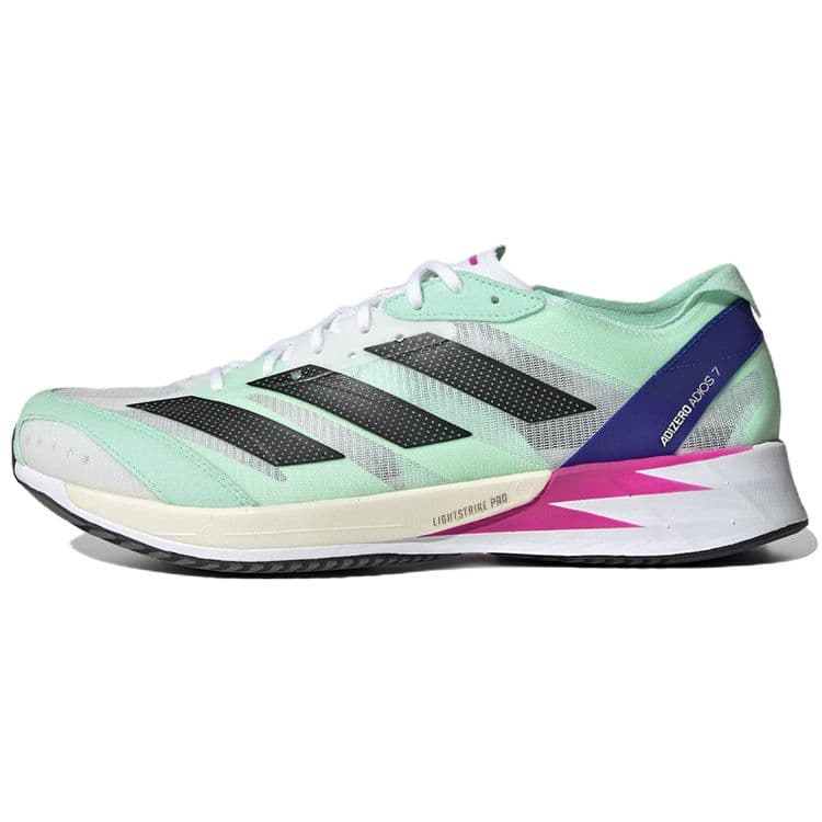 Adidas Adizero Adios 7 Pulse Mint Tênis Masculinos Verde Nuvem-Branco Preto Core GV9059 cm