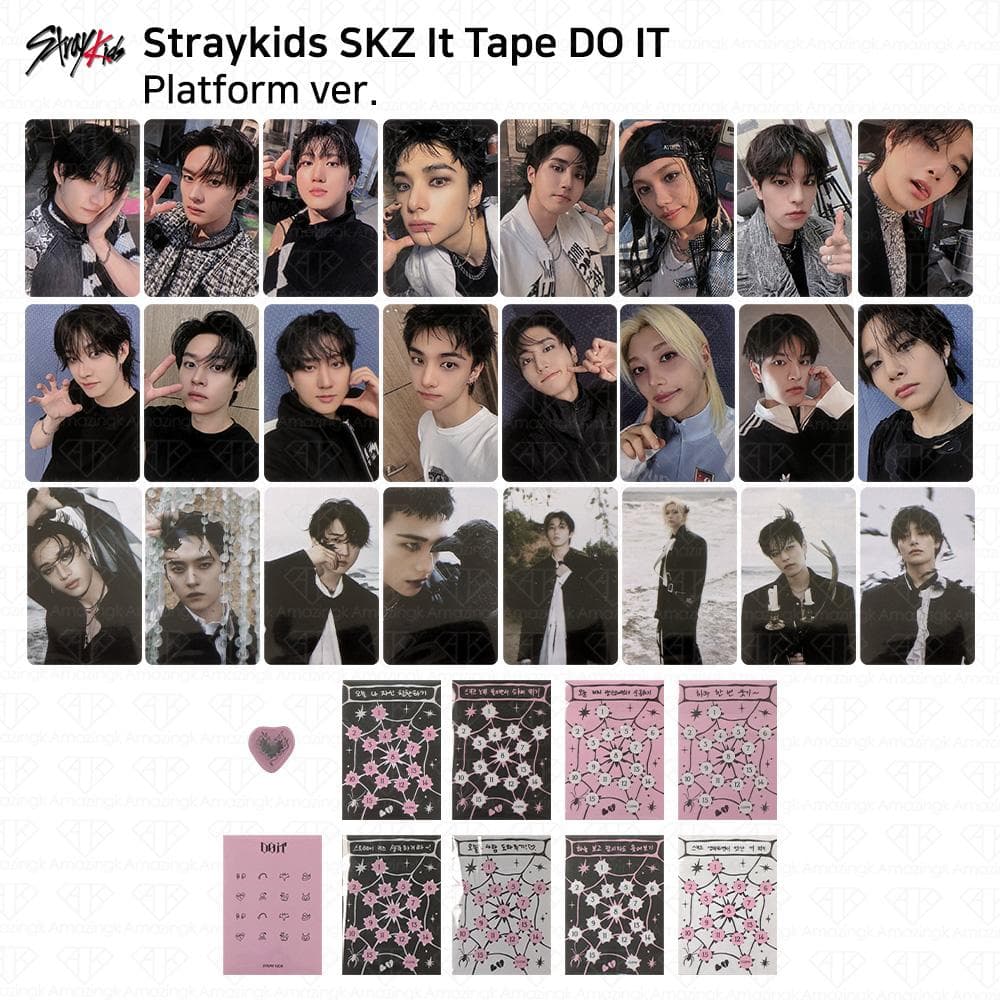 Stray Kids SKZ It Tape DO IT Platform ver. Cartão de foto oficial