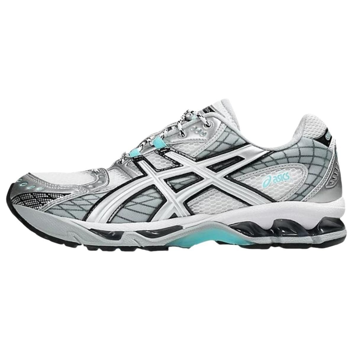 Tênis ASICS Gel Nimbus 10.1 Branco Cinza Piedmont Água Unissex 1203A543-105 cm