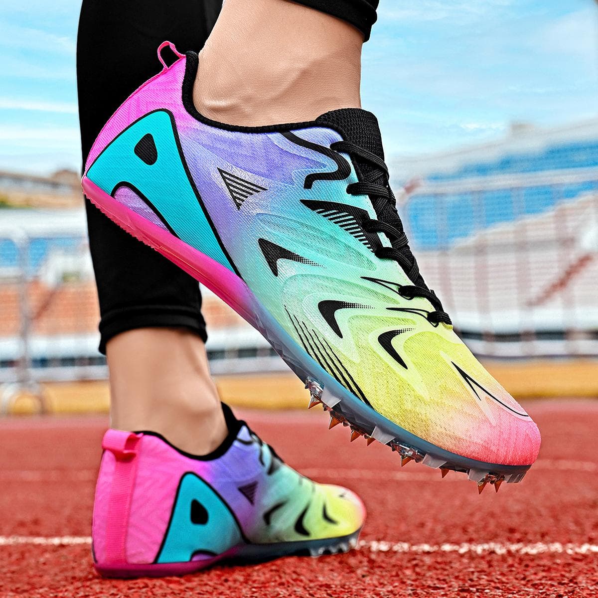 Calçados de Atletismo Calçados de Corrida Calçados Masculinos Sapatos de Unhas Tênis Femininos Sapatos Respiráveis e Confortáveis cm branco