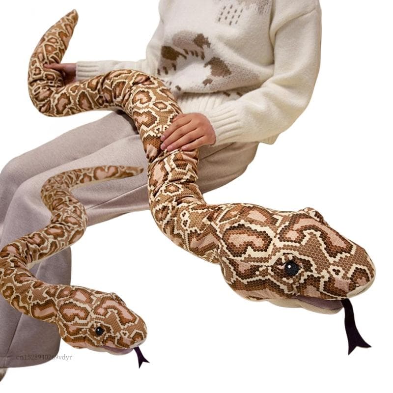 170cm Cobra Jiboia Realista Simulação Interessante Educação Iluminação Alunos Decoração de Casa Menino Presente Engraçado de Aniversário