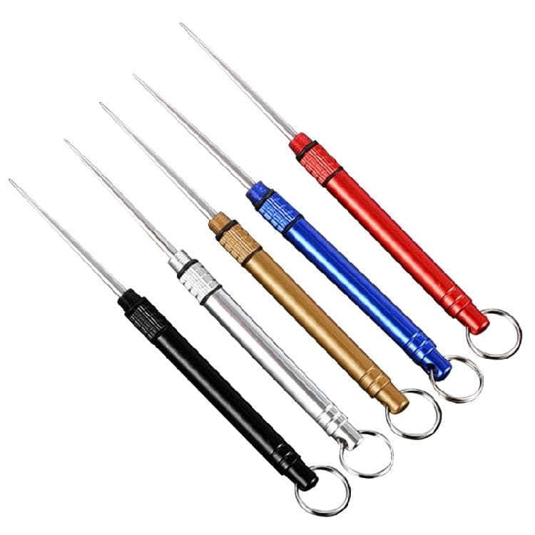 Stainless Steel Toothpick EDC-Tooth Picks Metal Pocket Toothpick for Outdoor azul