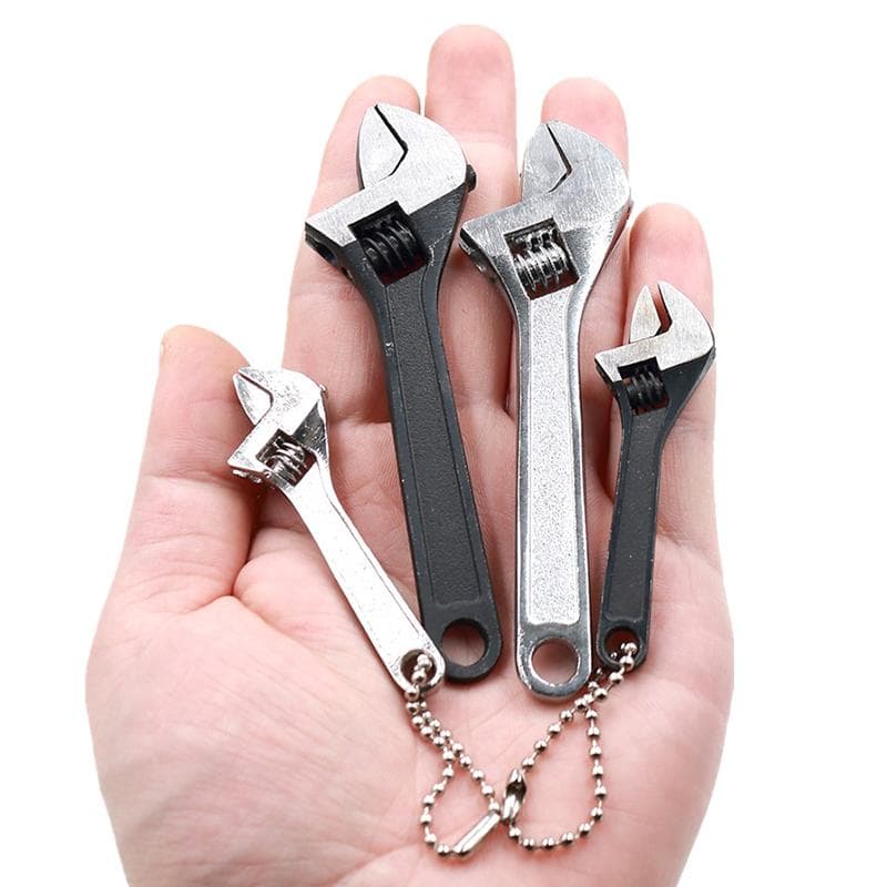 Mini Chave Ajustável de 2,5/4 Polegadas Ferramentas de Chave de Boca Chave Pequena Portátil Conjunto de Ferramentas de Chave Pode Ser Transportado