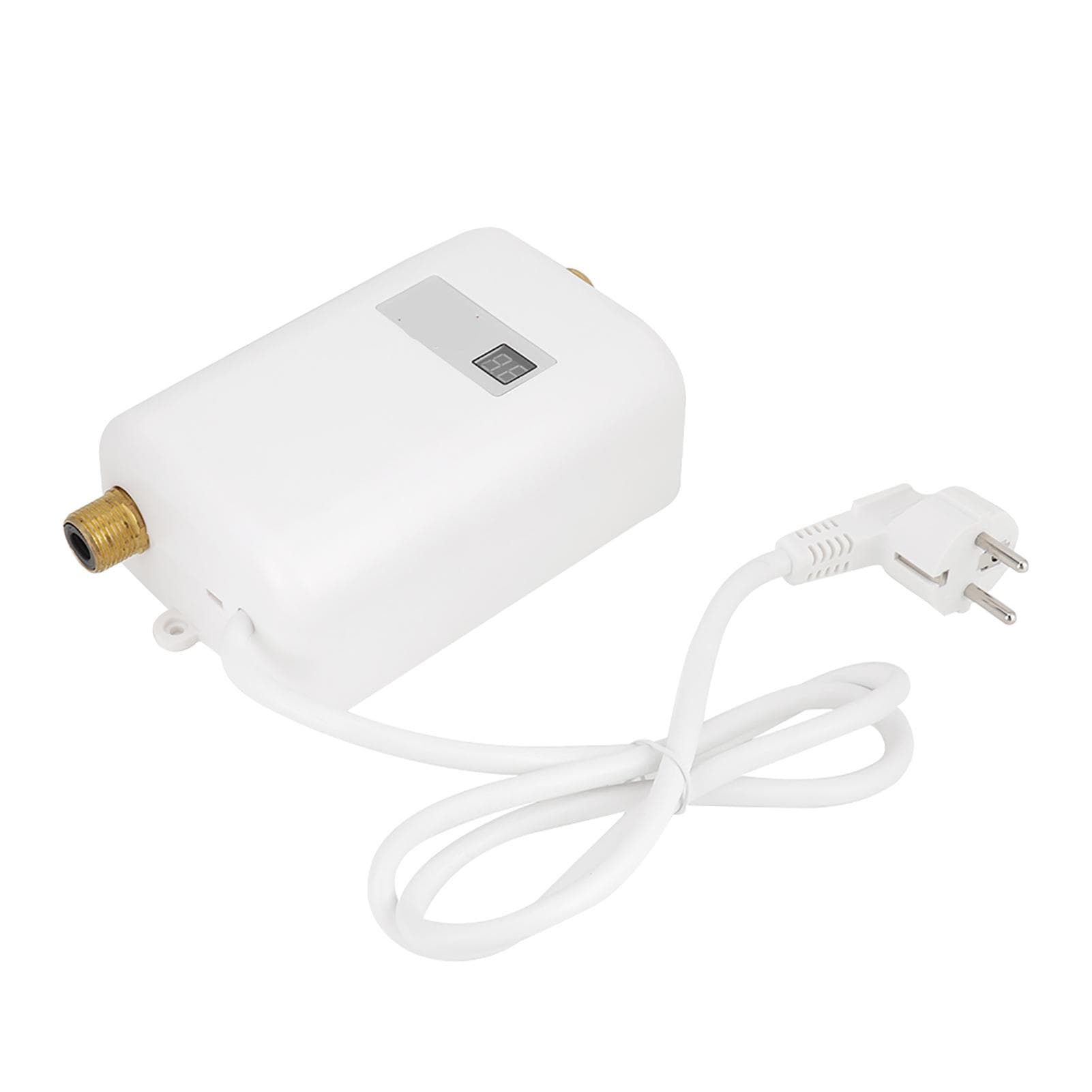 Aquecedor de água instantâneo sem tanque elétrico de 3800 W para banheiro e cozinha