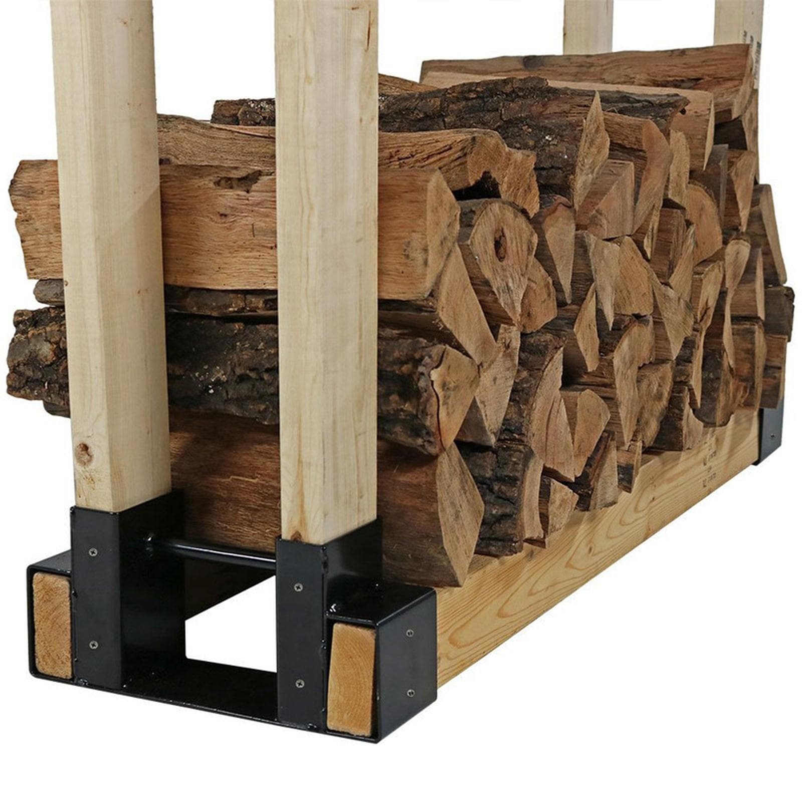 Lareira, suporte para lenha, suporte para armazenamento de lenha, suporte para armazenamento de madeira em ferro forjado, suporte para empilhamento de