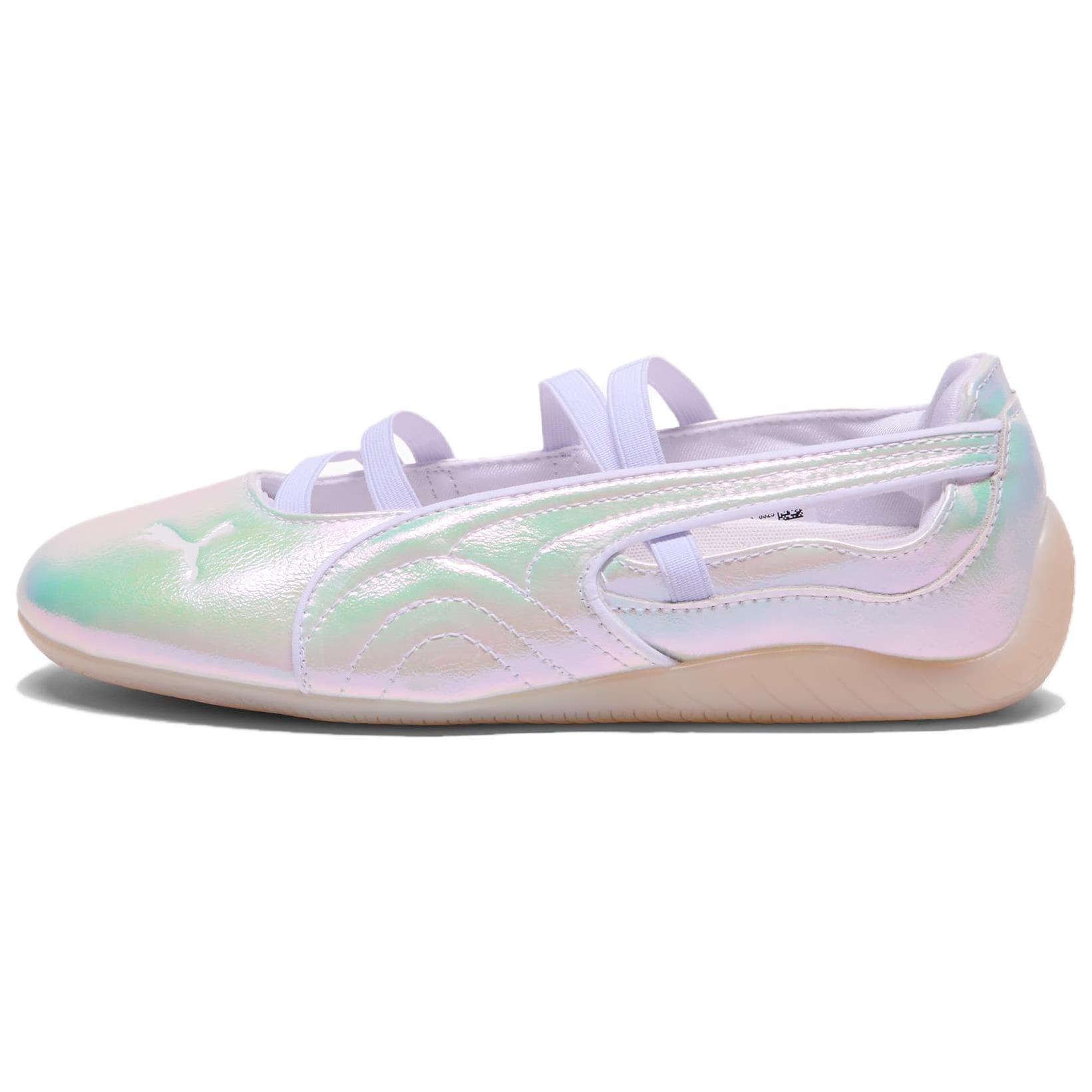 Puma Speedcat Ballet Perolado Tênis Feminino Branco Preto 404264-01 cm