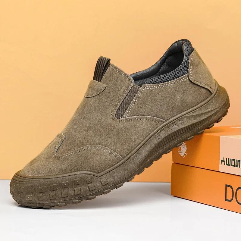 Sapatos de Trabalho Masculinos Respiráveis Sapatos de Segurança Tênis Protetores Leves Sapatos de Segurança com Biqueira de Aço Masculino Botas
