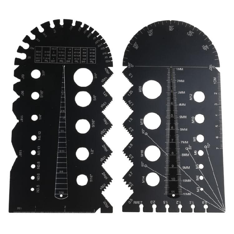 Nut And Bolt Thread Checker Precise Metric & Imperials Thread Identifiers Gauges