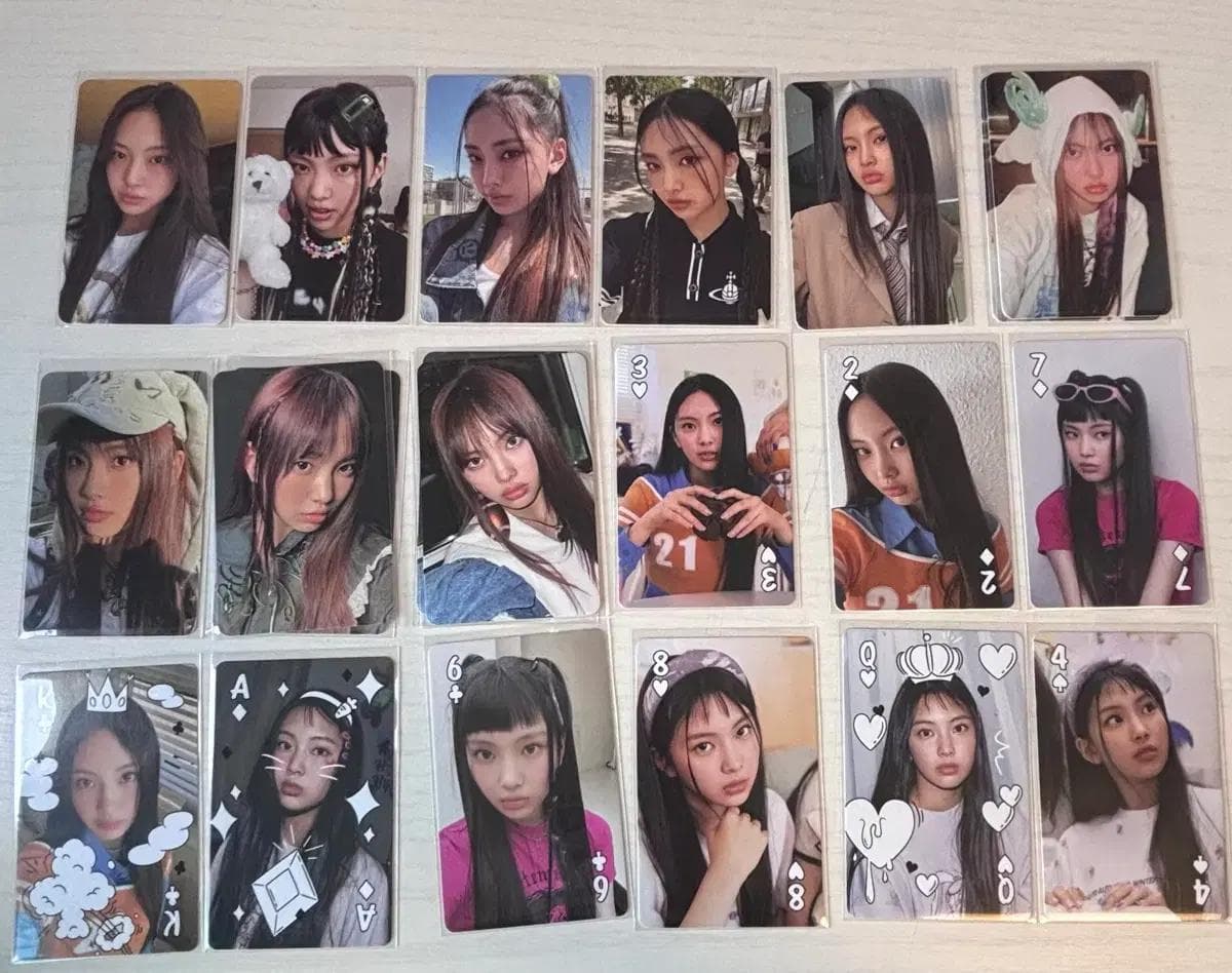 NOVOS JEANS Cartões Fotográficos de Saudações Sazonais do Álbum Haein (Compra em massa)