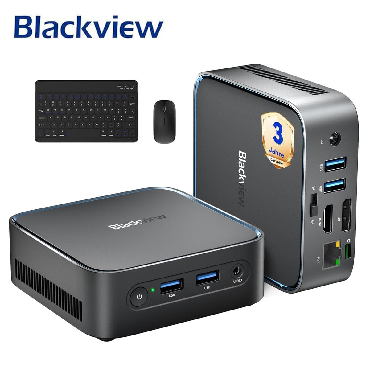 Blackview MP50 AMD Ryzen 5 3500U 16GB DDR4 SSD 512GB Windows 11 Pro prata