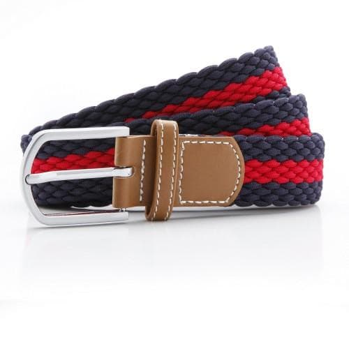 Cinto Elástico Trançado de Duas Cores com Listras Masculino Asquith & Fox cm