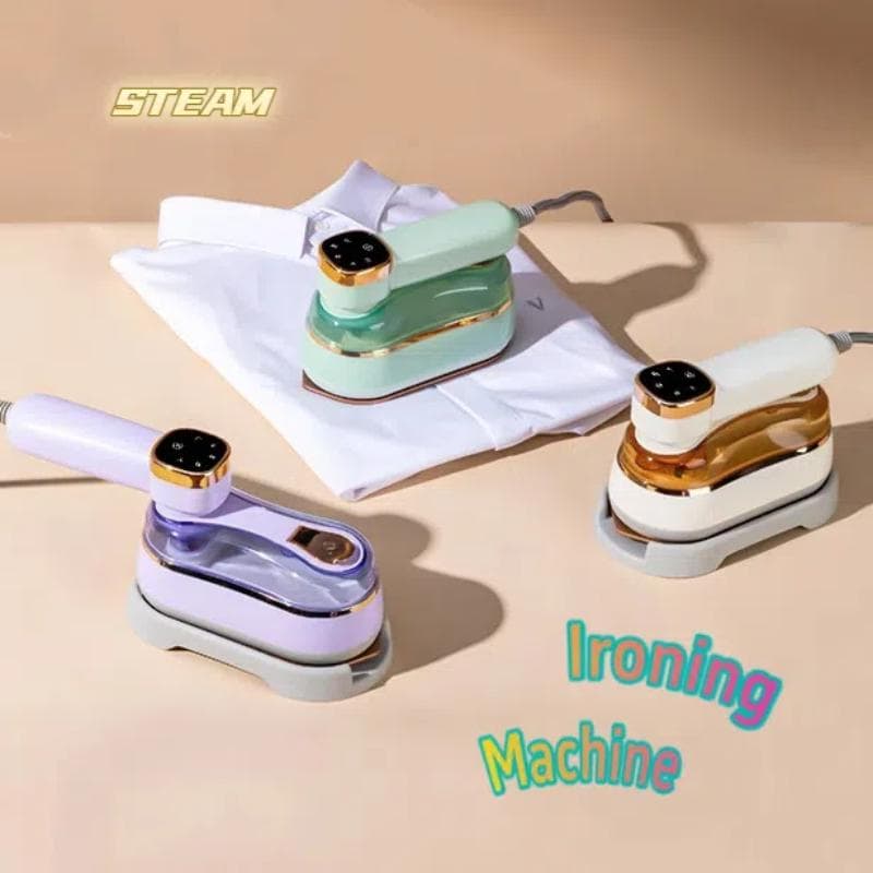 Fully Automatic Steam Ironing Machine for Quick Wrinkle Removal of Clothing, Portable Steam Iron branco
