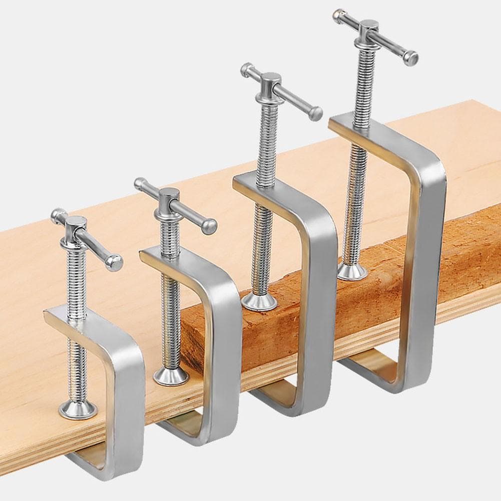 2 Peças Grampos Aço Liga Acessórios para Marcenaria Grampo C