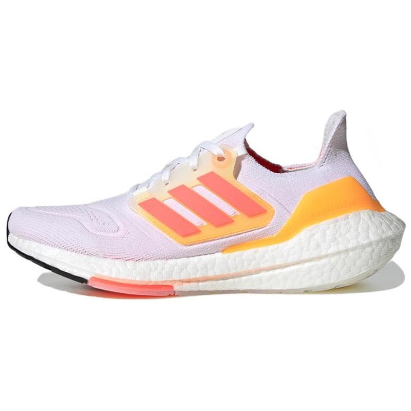 Tênis Feminino Adidas Ultra Boost 22 Branco Laranja Turbo Flash GX5595 cm