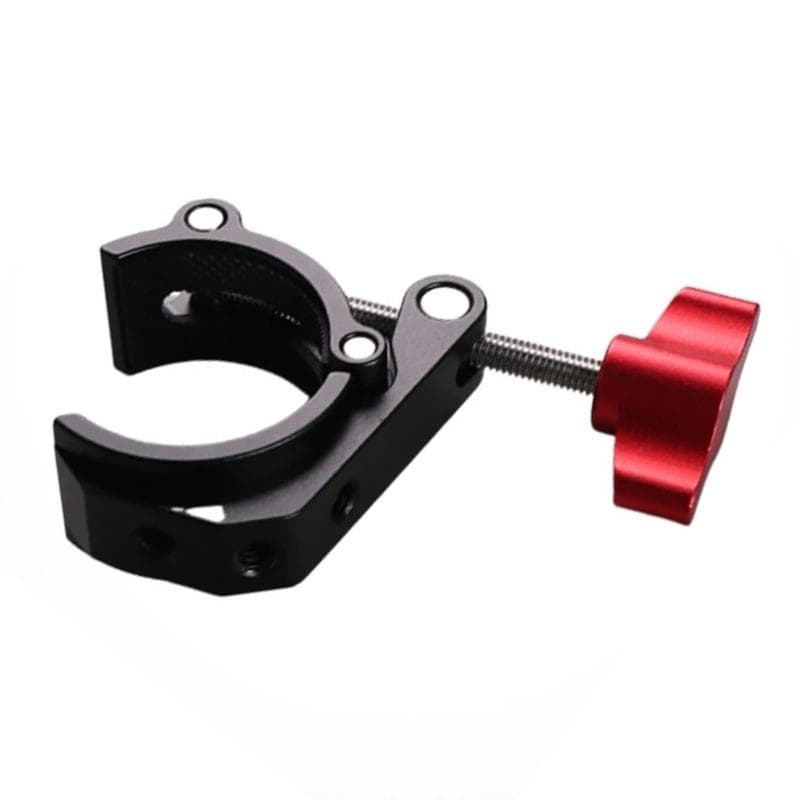 Grampo Metálico de Alta Resistência com Mordente Ajustável para Tubos de Haste de 25-50mm Compatibilidade com Câmeras, Luzes, Equipamentos de