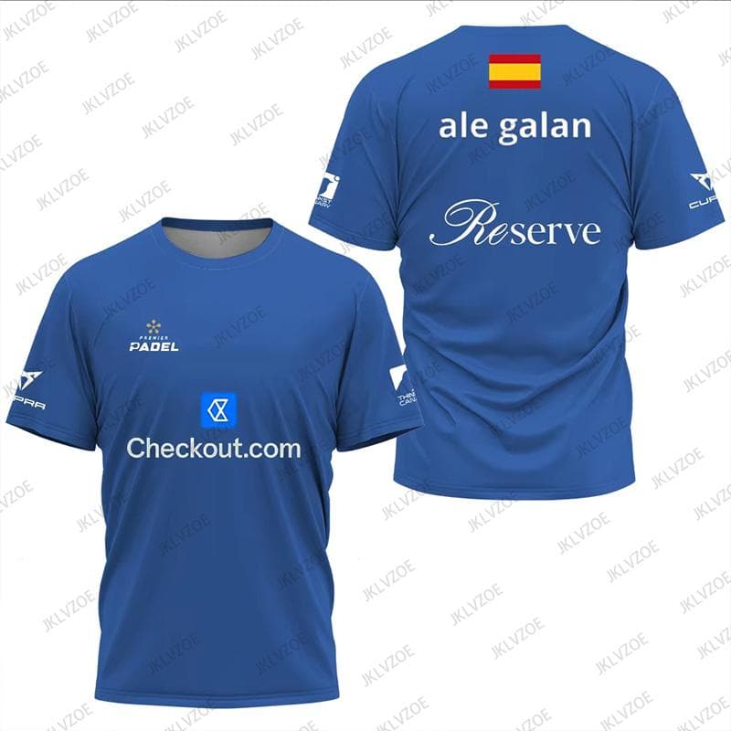 Camiseta Padel Respirável Manga Curta Fitness Masculina Feminina Verão Secagem Rápida Street Gola O Novas Camisetas Esportivas Padel