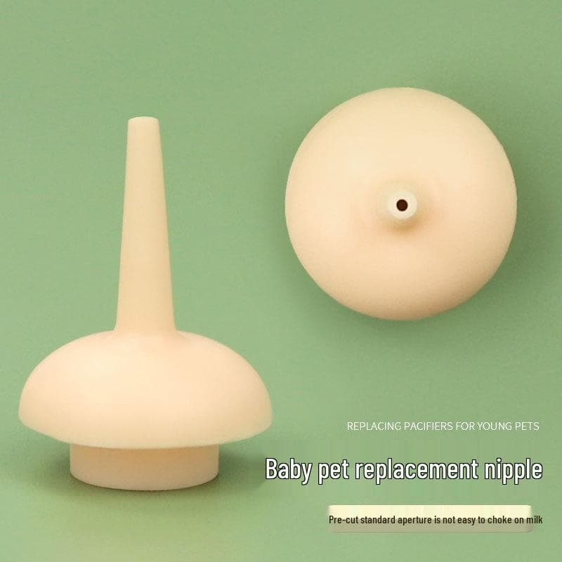 Bico de Mamadeira de Silicone Hartley para Alimentação de Filhotes de Cachorro e Gato Recém-nascidos