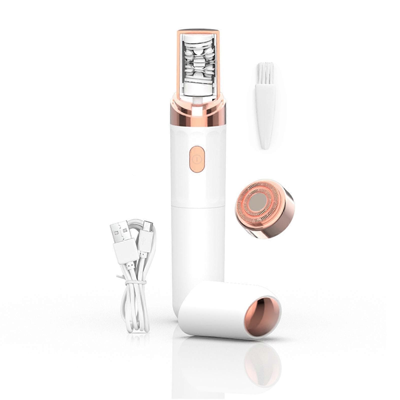 Pluxy Epil Pro 3.0 Depilador Facial Sem Fio - Lâmina Elétrica 2 em 1 para Sobrancelhas e Removedor de Pelos para Rosto, Mãos, Pernas, Axilas