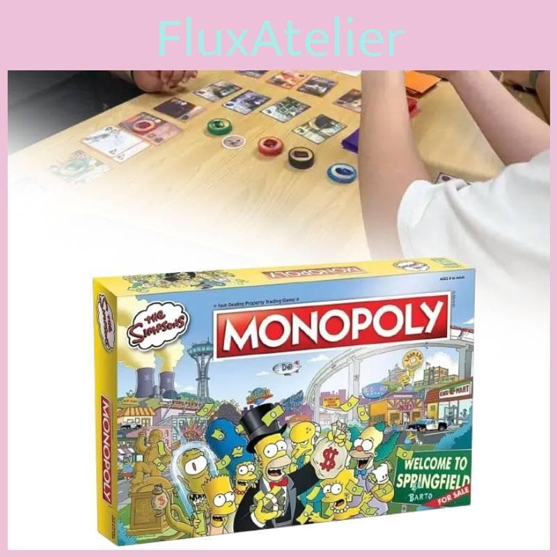 Simpsons A Edição de Colecionador do Jogo de Tabuleiro Monopoly Cartas Festa em Família Presentes