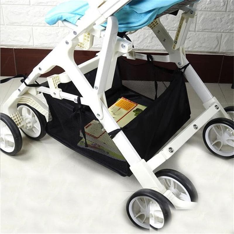 Cesta Portátil para Carrinho de Bebê Cesta Suspensa para Carrinho de Recém-nascido Acessórios para Carrinho de Bebê Saco Organizador de Cesta