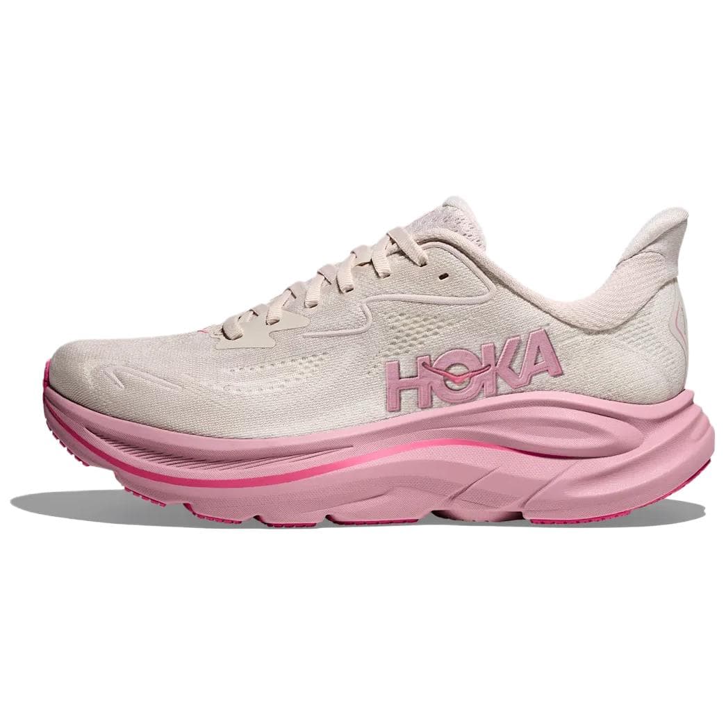 HOKA Clifton 10 Rosa Creme Tênis Feminino Rosa 1162031-RMD cm