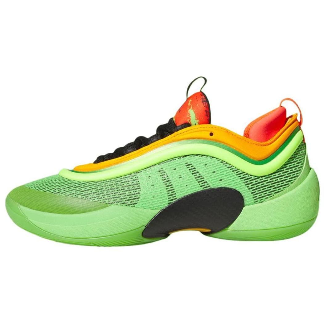 adidas D.O.N. Edição #6 Tênis Unissex Panamá Verde Verde Lúcido Vermelho Solar IG9089 cm
