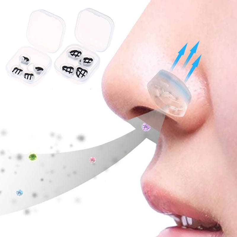 Filtros Nasais Invisíveis para o Nariz, Anti Poluição do Ar, Alergia ao Pólen, Filtro de Pó, 2 Pares