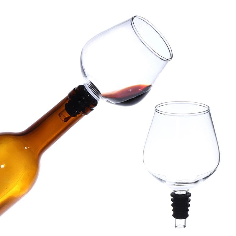 Em sua garrafa de vinho, a taça de vinho tinto para o topo da taça de vinho, que insere o copo de champanhe de vinho tinto com vedação de silicone