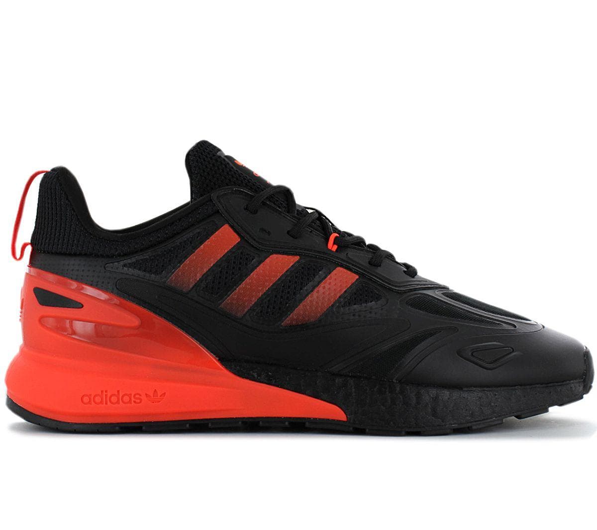 adidas Originals ZX 2K BOOST 2.0 - Sapatos masculinos Preto-Vermelho GZ7735 ORIGINAL 42 preto