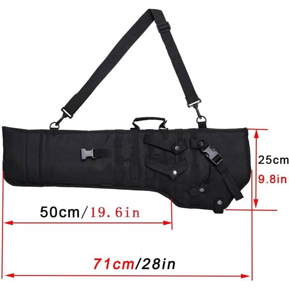Bainha Bolsa para Espingarda Bolsa de Ombro Mochila Tática Bolsa para Armazenamento de Rifle coldre de Arma Molle Acampamento ao Ar Livre Caça