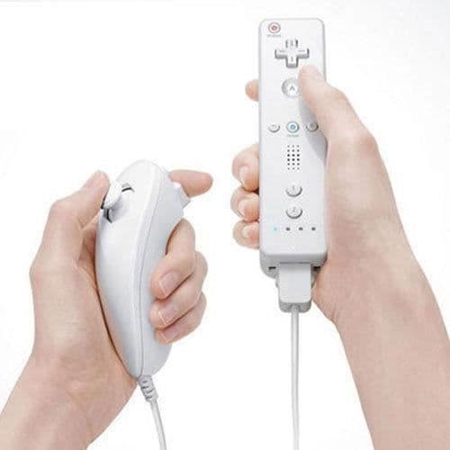 Comando WII U Motion Plus Nunchuck Branco