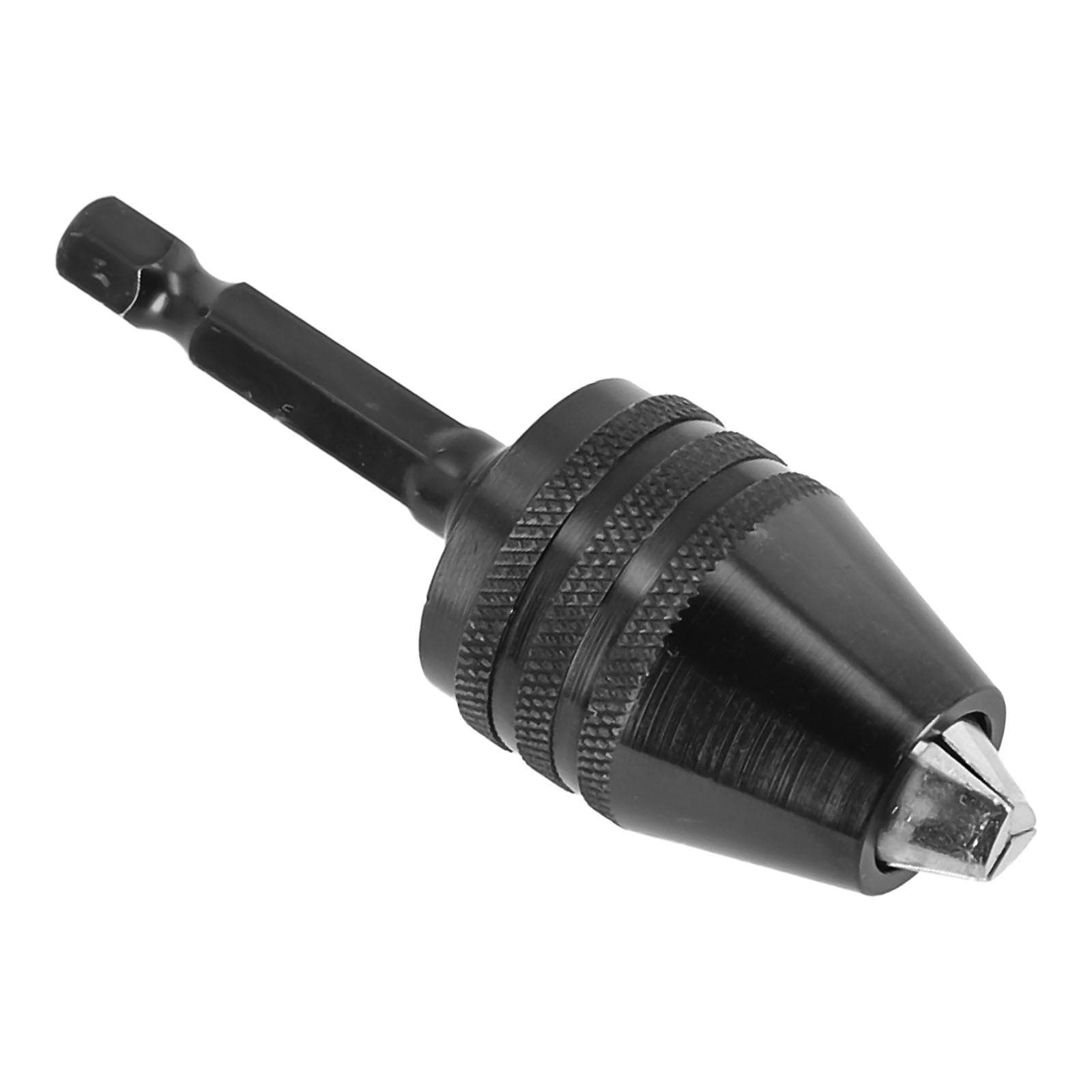 Mandril de Furadeira 0.6-8mm 1 peça Mandril de Centramento Preto Furadeira