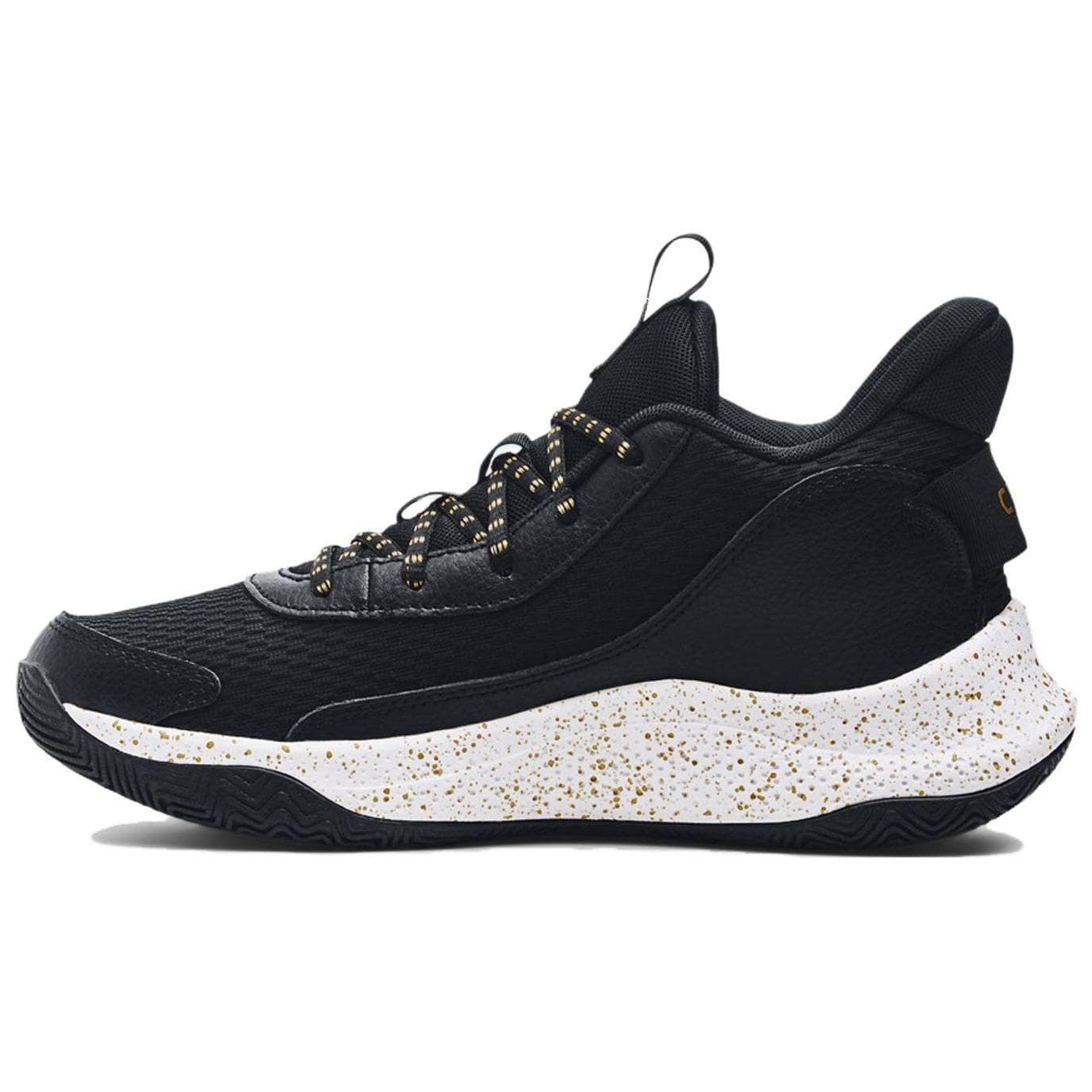 Tênis Masculino Under Armour Curry 3Z7 Preto Ouro Metálico 3026622-001 cm