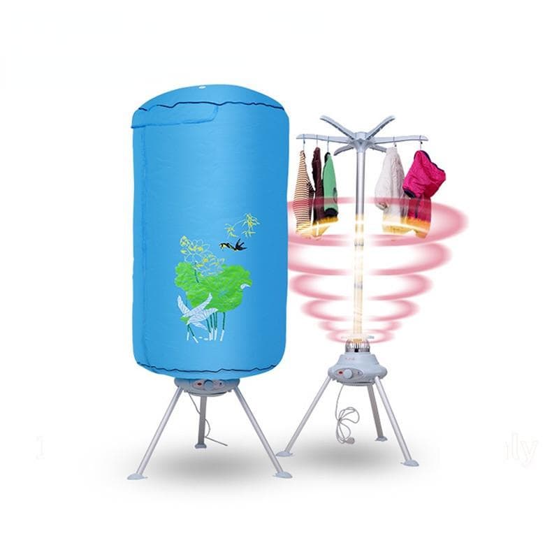 1000W 2 em 1 Secador de roupas elétrico portátil doméstico dobrável UV Equipamento de esterilização Secagem rápida elétrica Guarda-roupa