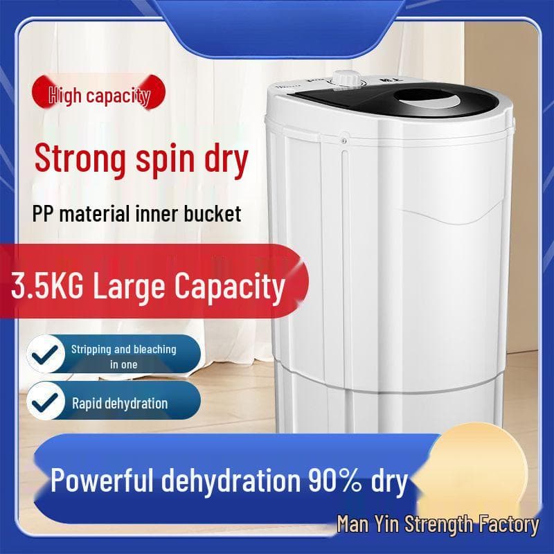 Secador Centrifugador de Roupas Mini Songshang: Ideal para Bebês, Viagens, Dormitórios e Uso Doméstico