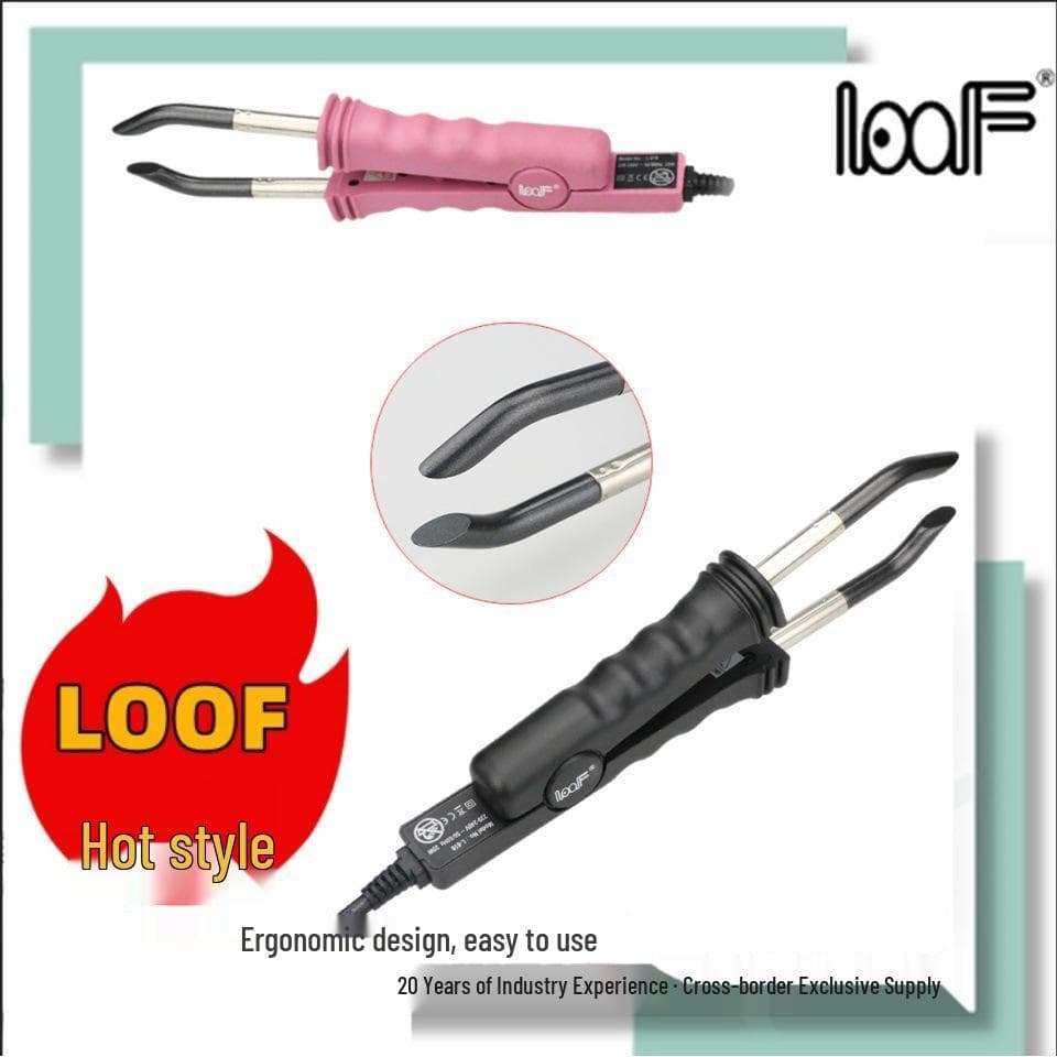 Alicate de Extensão de Cabelo com Temperatura Constante, Sem Resíduos, Aquecido com Teflon