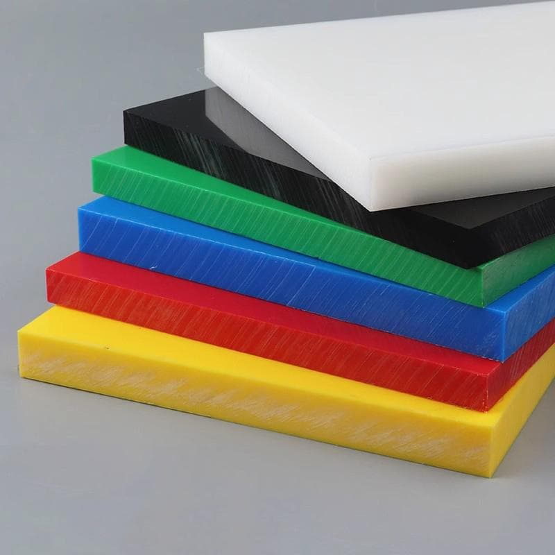 1 Peça Folha de Polietileno Colorida Placa de Plástico PE Placa de Alta Temperatura UPE/HDPE Placa Para Gravação CNC Espessura 3/4/5/6/8/10mm