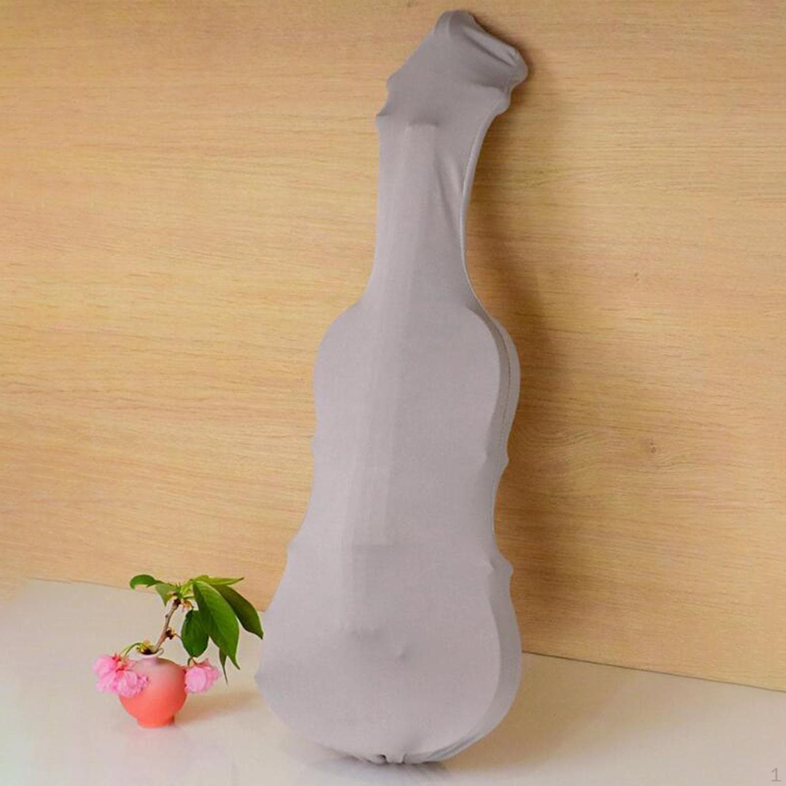 Capa para Violino para Proteção contra Poeira com Fechamento por Cordão, Fácil de Limpar preto