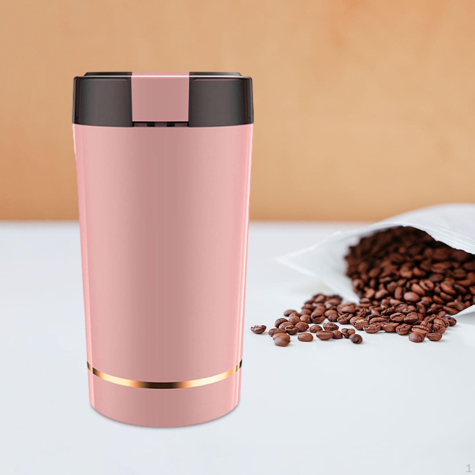 Moedor de grãos de café, copo de grãos, amendoim, moinhos de cozinha, fácil de limpar, café expresso branco