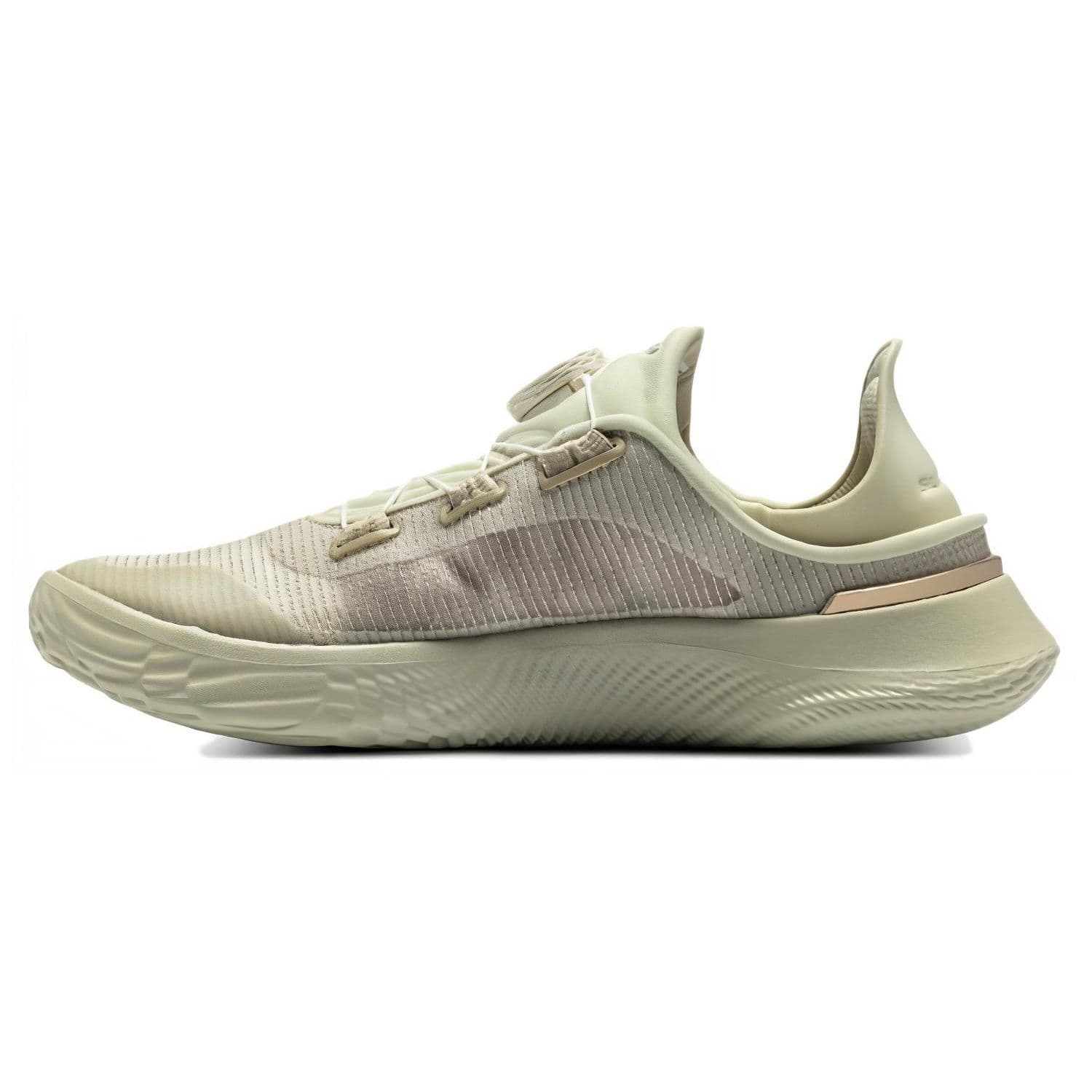 Under Armour Ua Flow Slipspeed Cadarço Boa Malha Amortecimento Durável Cano Baixo Casual Tênis de Corrida Feminino Verde Cinza 3027812-200 cm