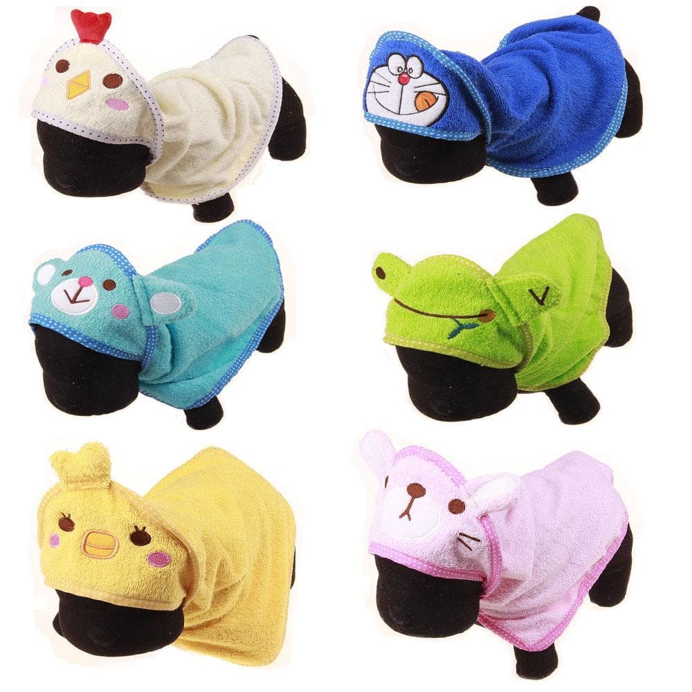 Suprimentos para Animais de Estimação Toalha de Banho Roupão de Banho de Cachorro de Desenho Animado Fofo Toalha para Gato Suprimentos para Banho